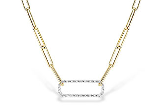 A273-73545: NECKLACE .50 TW (17 INCHES)